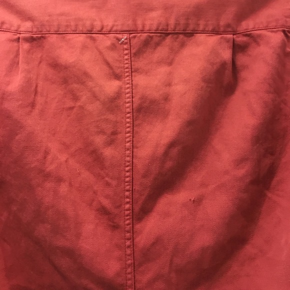 Frank & Eileen faded red rust button up blouse XS NWOT - Picture 11 of 11